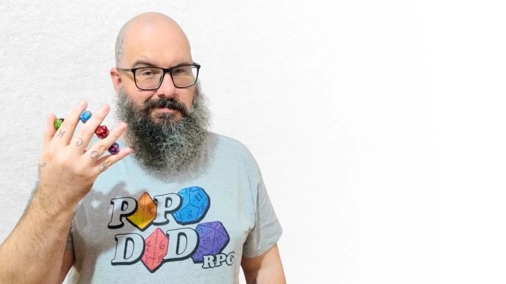 Mestre de RPG Profissional Henrique Müller do Papo Dado RPG