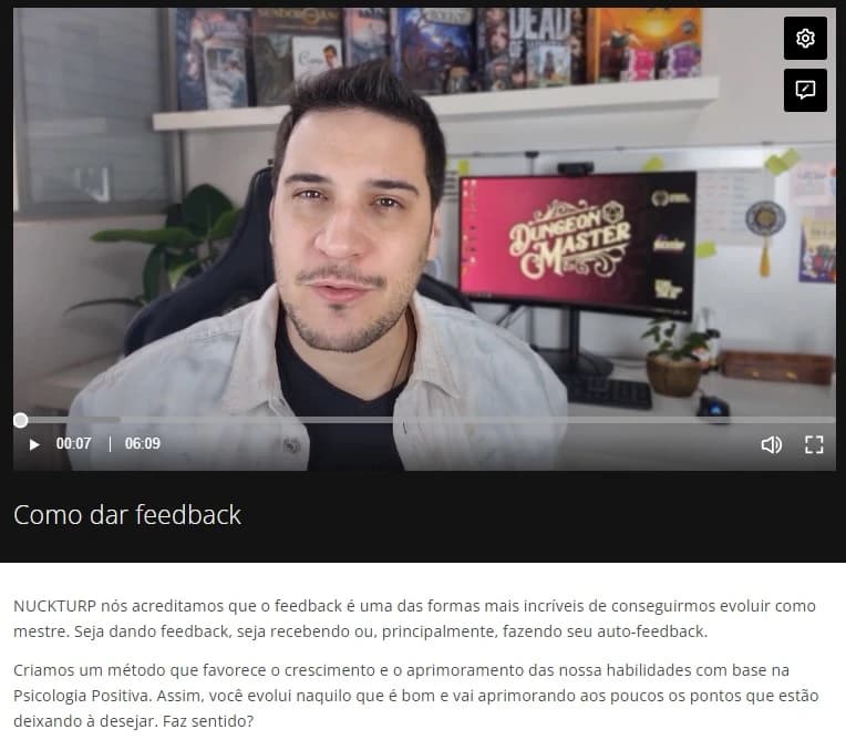 Autofeedback - Academia de Mestres de RPG - Nuckturp