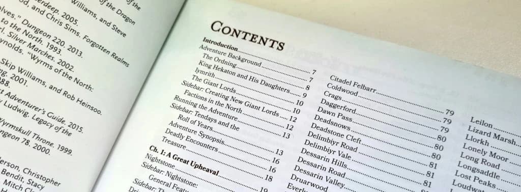 Storm King's Thunder - D&D - Contents - Nuckturp