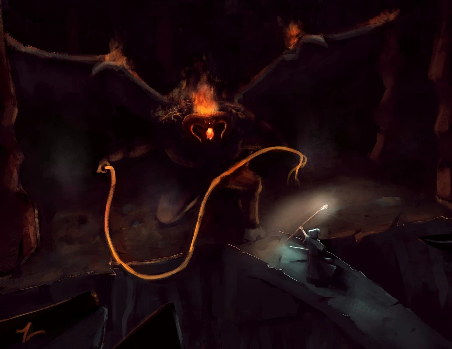 Gandalf vs Balrog